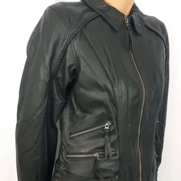 Harley Davidson Womens M Heritage Leather Jacket - Picture 2 of 14